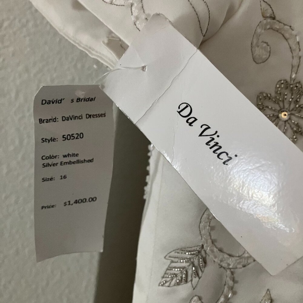 Davinci Wedding Dress Size 16 MSRP $1400